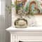 8" Gold Aluminum Brushed Vase with Hammered Top